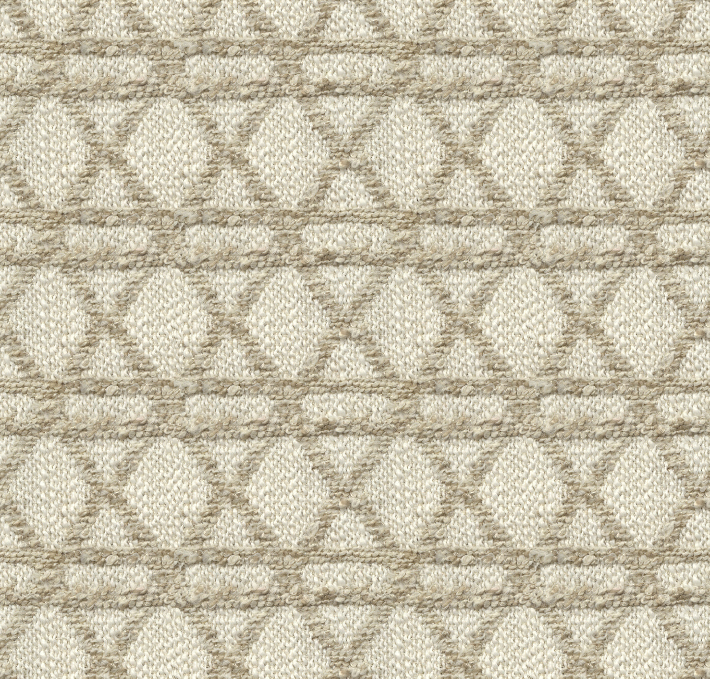 Close-up of a textured fabric with a geometric pattern